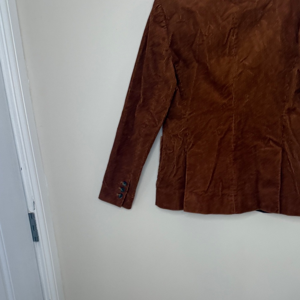 Boden Rich Brown Corduroy Blazer Size 4R - Picture 7 of 7